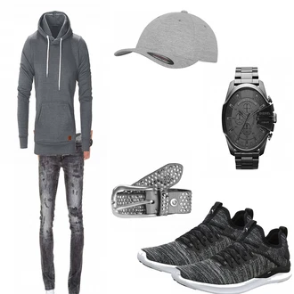 Outfit mit Gürtel Street One "Redy"