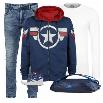 Outfit mit Weiß Sneaker Reebok Classic "Reebok"