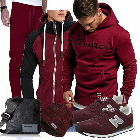 Mischfarben Overall/Hut/Winter Parka kombinieren