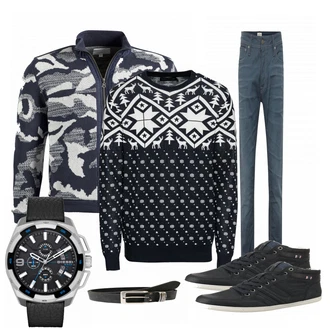 Outfit mit Schwarz Sneaker Tom Tailor "Remo"