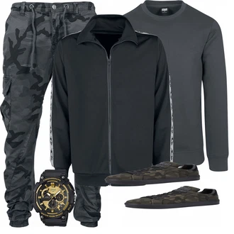 Outfit mit Blau Sneaker Replay "Replay"