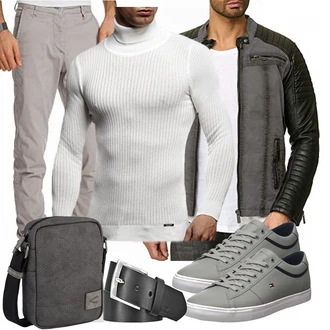 Winter Outfits mit Blau Overall Tom Tailor "REPUBLIX"