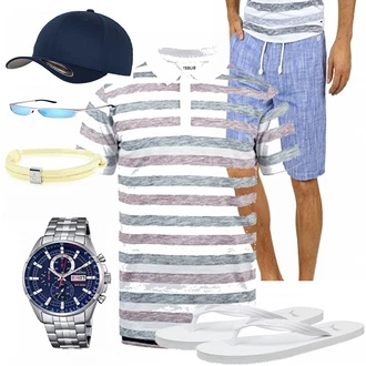 Outfit mit Grau Hausschuh Puma "Risen"