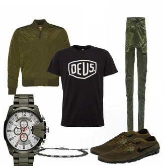 Outfit mit Schmuck "Rufus"