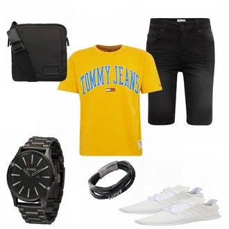 Outfit mit Blau Schmuck Fossil "Rumba"