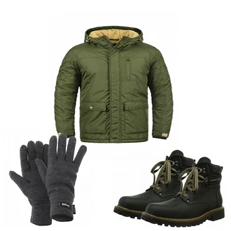 Outfit mit Grün Overall/Winter Parka Redefined Rebel "s5"