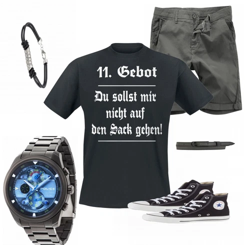 Blau Sommer Schuh Converse kombinieren mit Schmuck