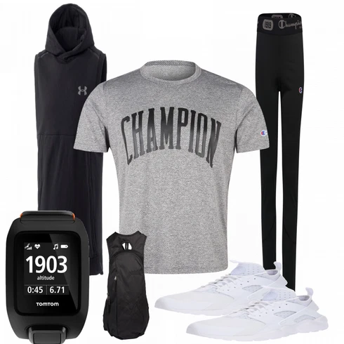 Grau Sportschuh Nike Sportswear kombinieren