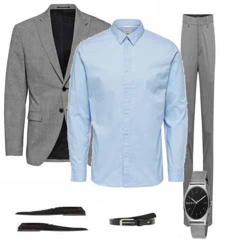 Schwarz Stiefel SELECTED HOMME kombinieren