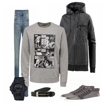 Outfit mit Top Gun "Shadesofgray"