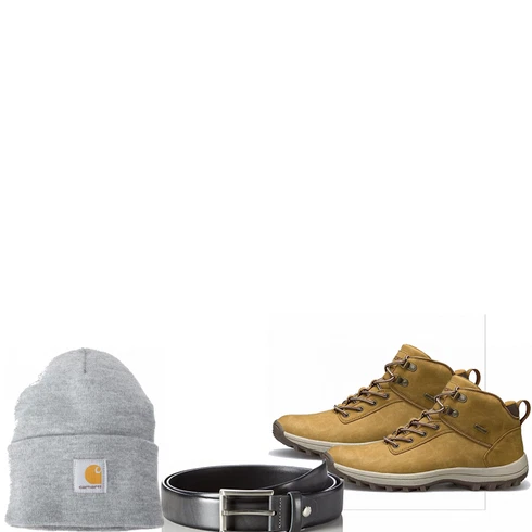 Grau Hut Carhartt kombinieren mit Blau Gürtel MLT Belts & Accessoires