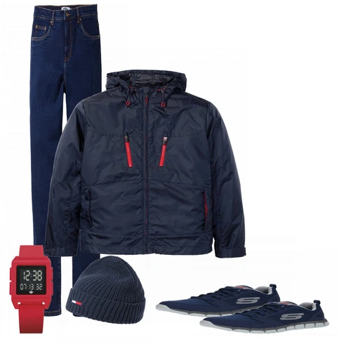 Rot Uhr Adidas kombinieren