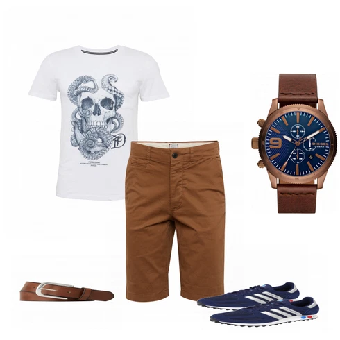 Rot Accessoire Gürtel Tom Tailor Denim kombinieren