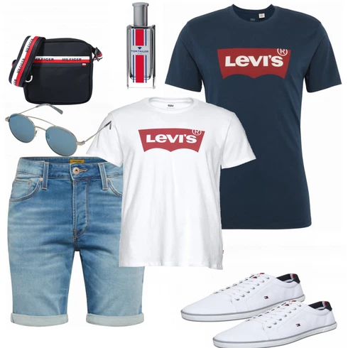 Türkis/Blau Hemd Jack & Jones kombinieren