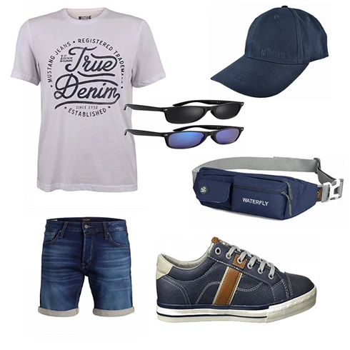 Weiß Accessoire Mustang kombinieren