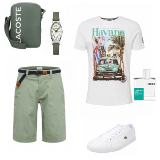 Outfit mit Sneaker Lacoste "Sommer Outfit"
