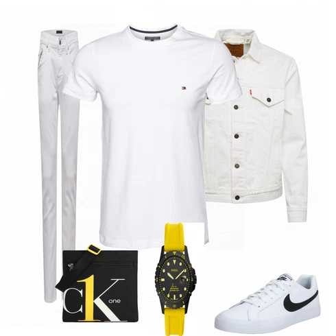 Grau Schuh Sneaker Nike Sportswear kombinieren