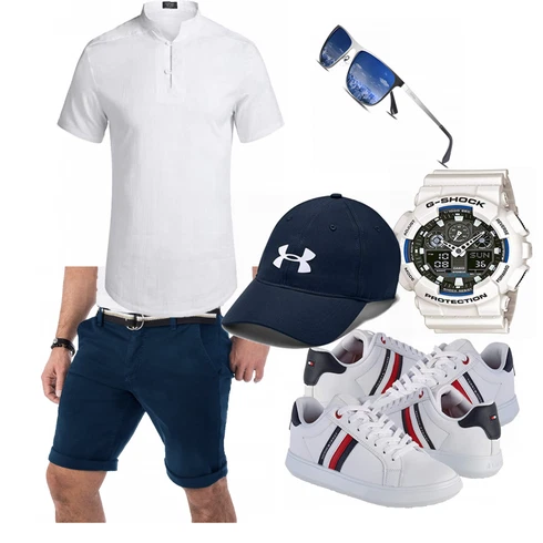 Grau Schuh Casio kombinieren