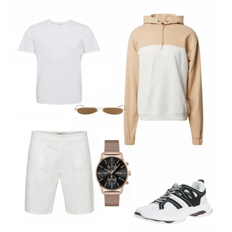 Outfit mit Grau Sneaker Steve Madden "Sommer Outfit"