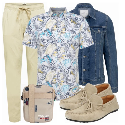 Beige Sommer Schuh SELECTED HOMME kombinieren
