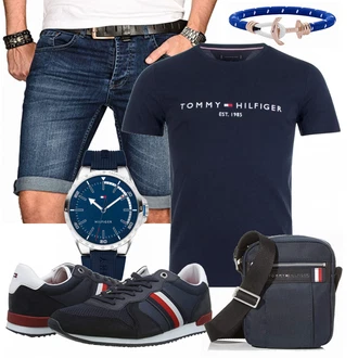 Sommer Outfits Wandern mit Schwarz Unkategorisiert Tommy Hilfiger "Sommer Outfit"Look: Trekking, Wandern