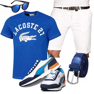 Outfit mit Grau Sneaker Puma "Sommer Outfit"