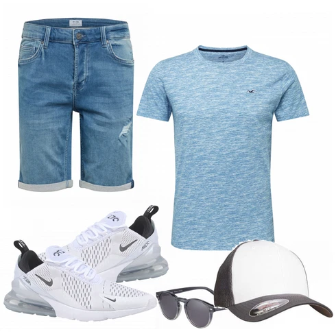 Grau Sportschuh Nike Sportswear kombinieren