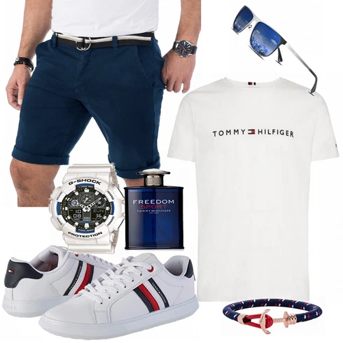 Grau Schuh Casio kombinieren