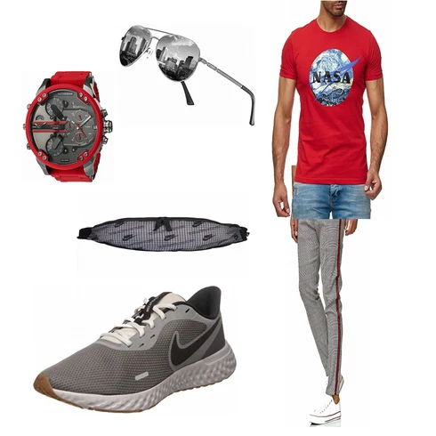 Grau Hose Red Bridge kombinieren