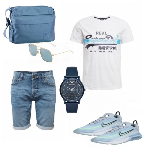 Grau Sportschuh Nike Sportswear kombinieren