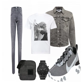 Outfit mit Grau EDC by Esprit "Sommer Outfit"
