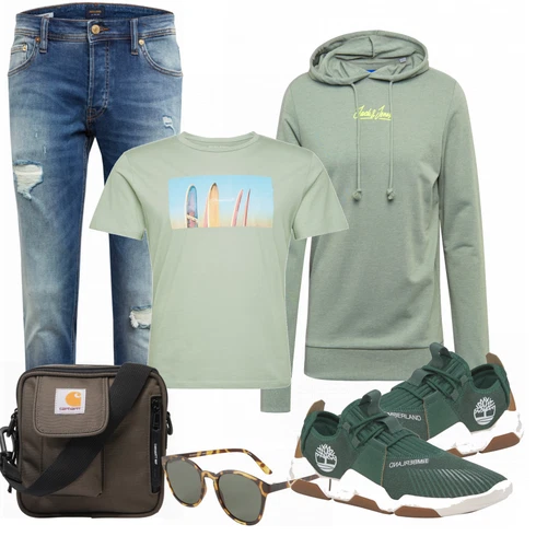 Türkis Sneaker Timberland kombinieren