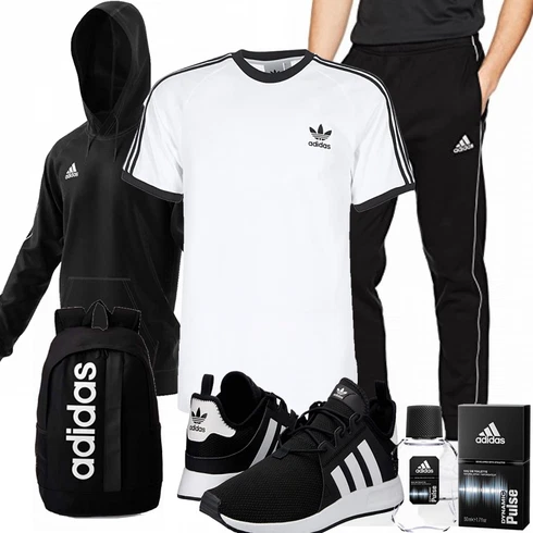Schwarz Trachtenmode Adidas kombinieren