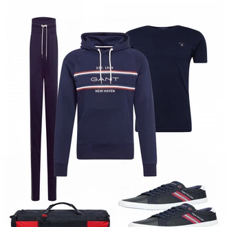 Outfit mit Weiß Sneaker Tom Tailor "Sport Outfit"