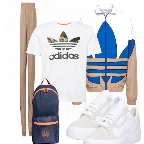 Blau Tasche Rucksack Adidas Originals kombinieren