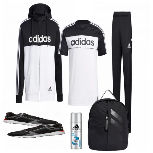 Schwarz Sportschuh Adidas Performance kombinieren mit Blau T-Shirt Adidas Performance