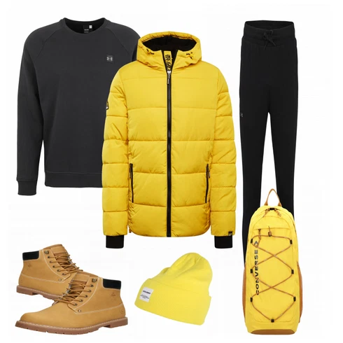 Gelb Hut Jack & Jones kombinieren