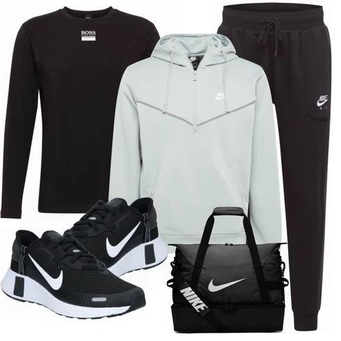 Grau Nike Sportswear kombinieren