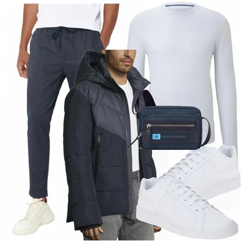 Weiß/Grau Schuh Sneaker Nike Sportswear kombinieren