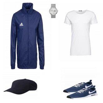 Outfit mit Blau Sneaker Nike "Sportsfreund"