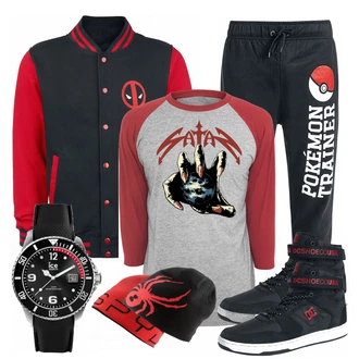 Outfit mit Blau Deadpool "SPYDER"