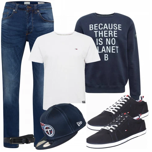 T-Shirt Tommy Jeans kombinieren