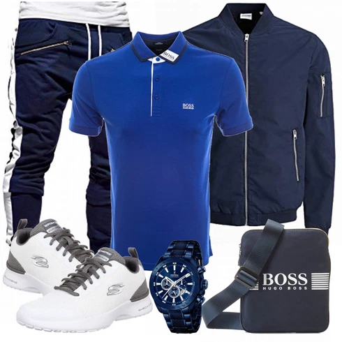Tasche Jack & Jones kombinieren mit Grau Trachtenmode Skechers