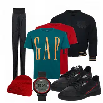 Outfit mit Schwarz SommerJacke Superdry "Street Style Outfit"