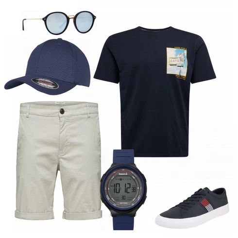 Weiß Sonnenbrille Kapten & Son kombinieren