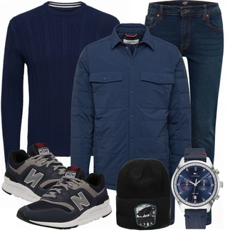Outfit mit Schwarz Sneaker New Balance "Street Style Outfit"