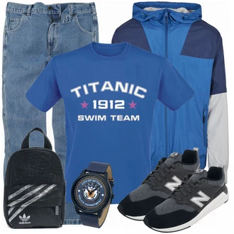 Outfit mit Blau Unkategorisiert Batman "Street Style Outfit"