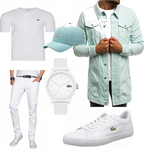 Grau Overall/Sommerjacke/Winter Parka OZONEE kombinieren