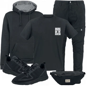 Outfit mit Blau Schuh Sneaker Adidas "Street Style Outfit"