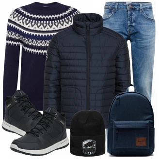 Outfit mit Schwarz SommerJacke Superdry "Street Style Outfit"
